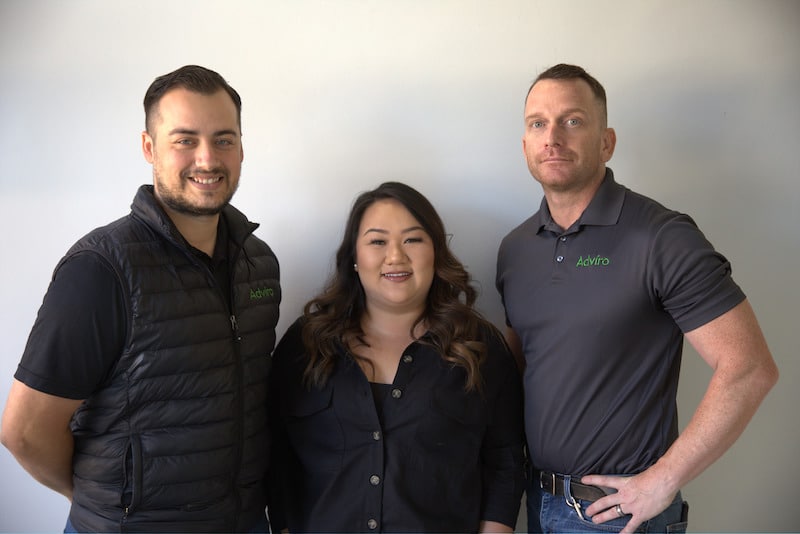 Adviro environmental testing company management team in San Jose, CA